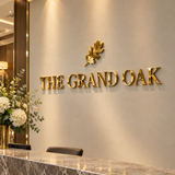Mirror Gold Acrylic Letters 12 Inch – Luxury Reception Sign