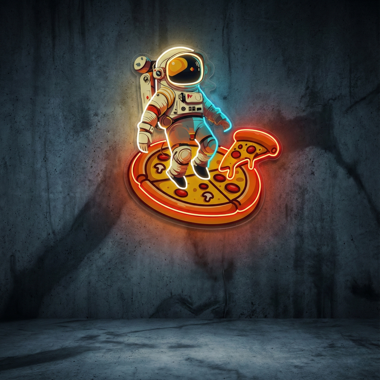 UV Print Astronaut Neon Light | Custom Neon Signs for Parties