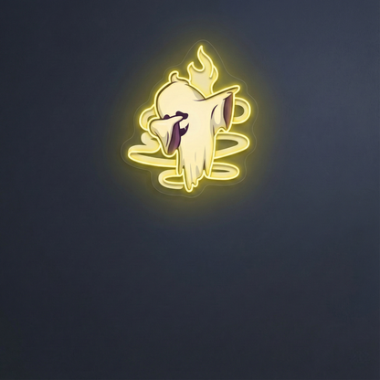Custom Made UV Print Ghost Neon Signs | LED Signs & Personalized Logos