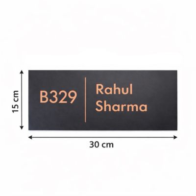 Eurotex Custom Name Plate for Home
