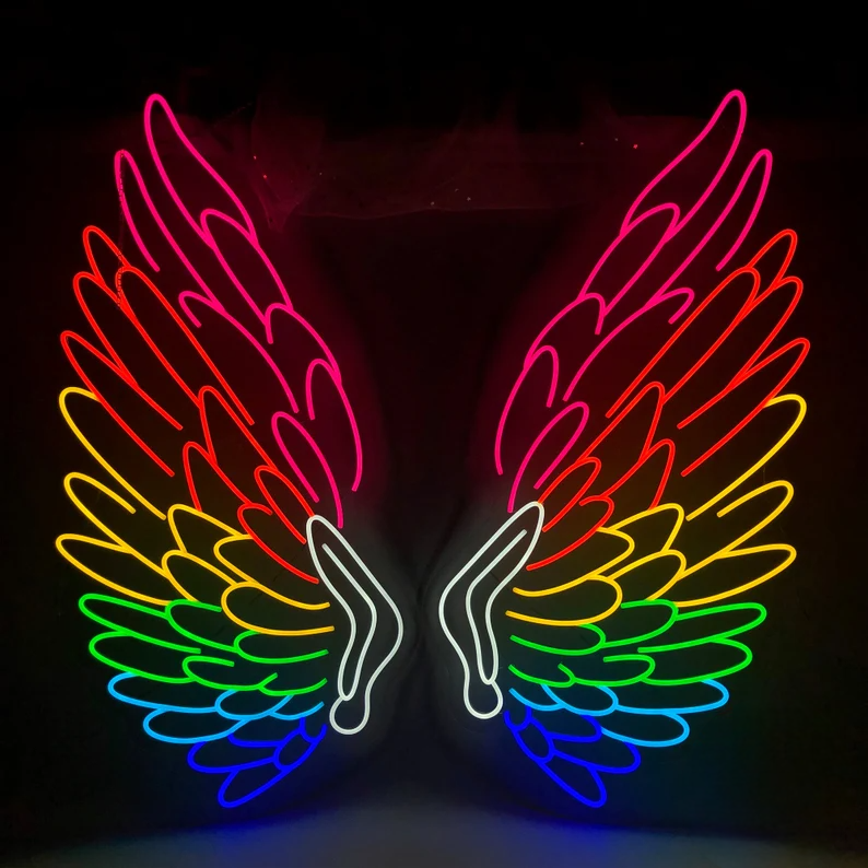 wings neon light