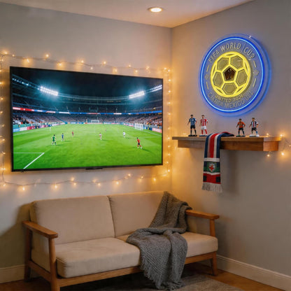 World Cup 2026 Soccer Ball LED Neon Sign