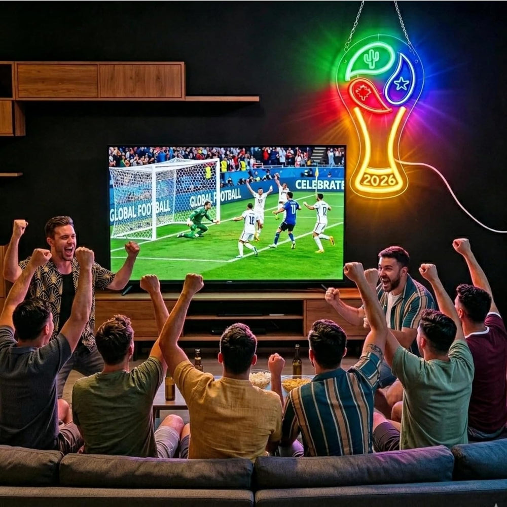 World Cup 2026 Trophy LED Neon Sign