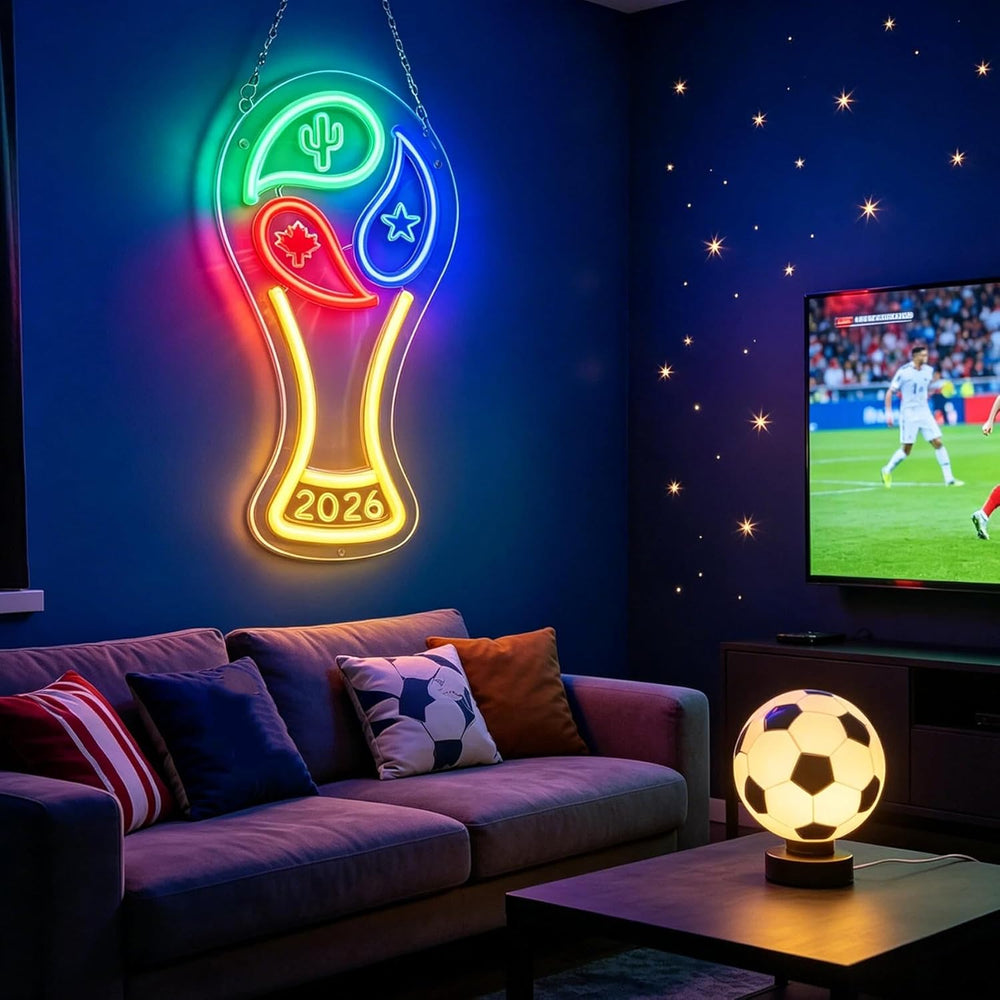 World Cup 2026 Trophy LED Neon Sign