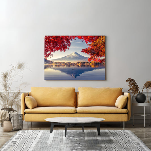 Eurotex Lake Kawaguchi, Canvas Printed, Wall Art & Paintings