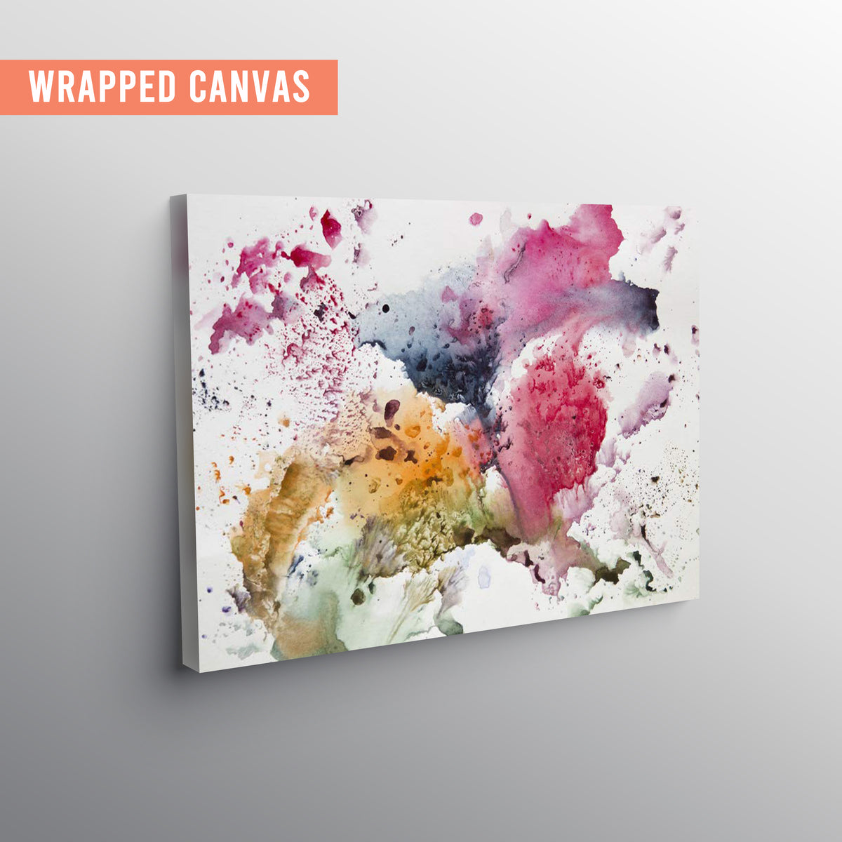 Eurotex Abstract Watercolors, Canvas Printed, Wall Art & Paintings