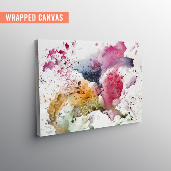 Eurotex Abstract Watercolors, Canvas Printed, Wall Art & Paintings