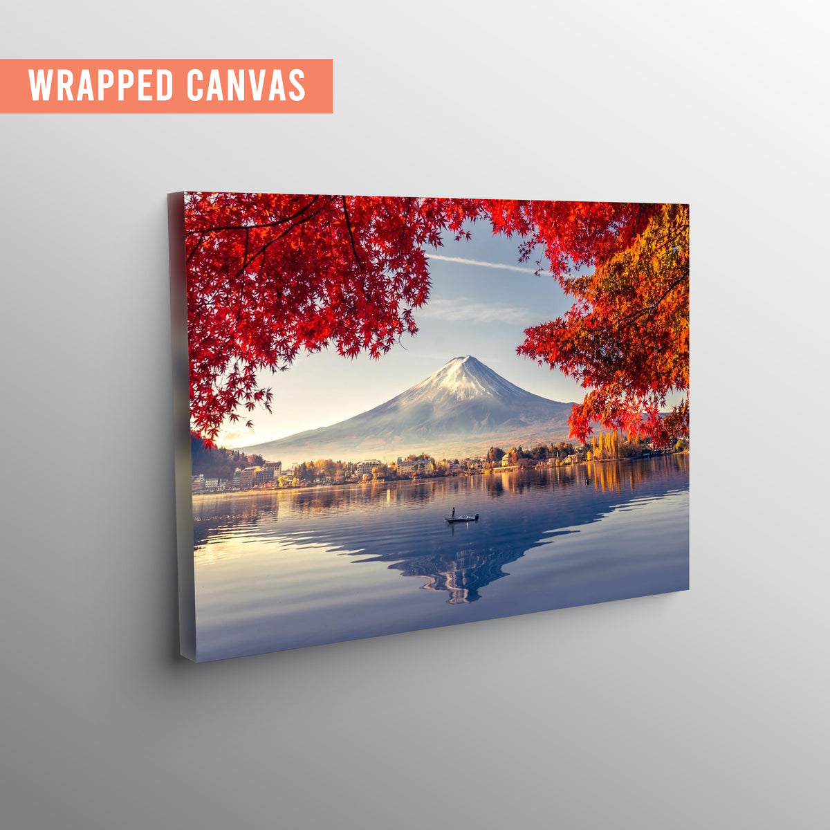 Eurotex Lake Kawaguchi, Canvas Printed, Wall Art & Paintings