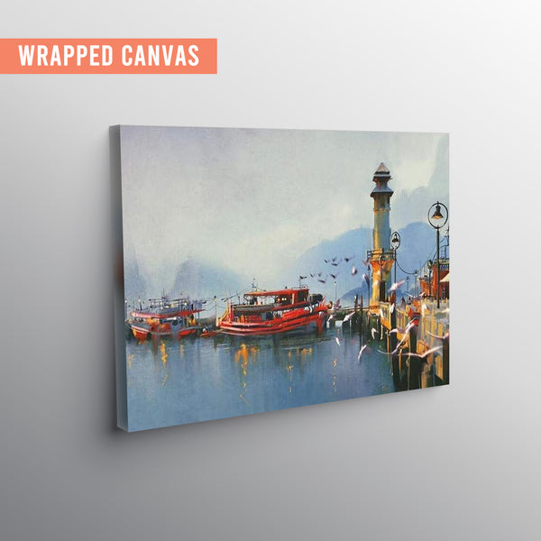 Eurotex Lighthouse, Canvas Printed, Wall Art & Paintings
