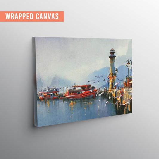 Eurotex Lighthouse, Canvas Printed, Wall Art & Paintings