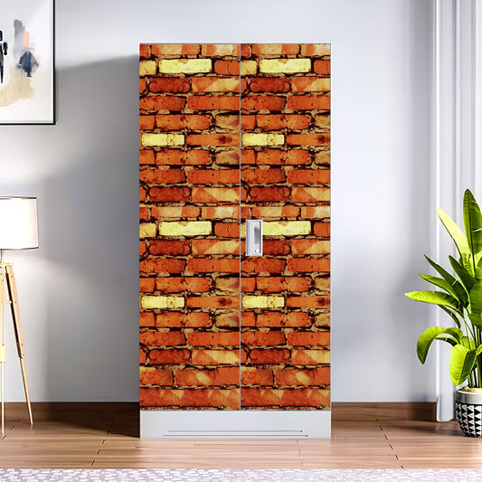 Almirah Stickers Wardrobe Stickers for Home Living Office Wall Multicolored Vinyl Printed Self Adhesive(9219)
