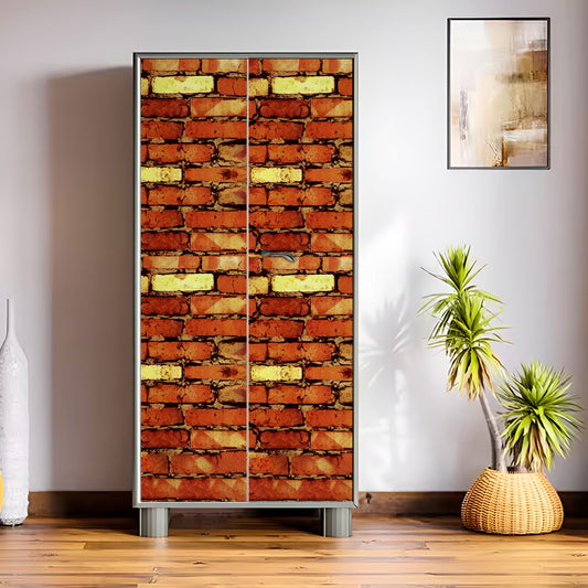 Almirah Stickers Wardrobe Stickers for Home Living Office Wall Multicolored Vinyl Printed Self Adhesive(9219)