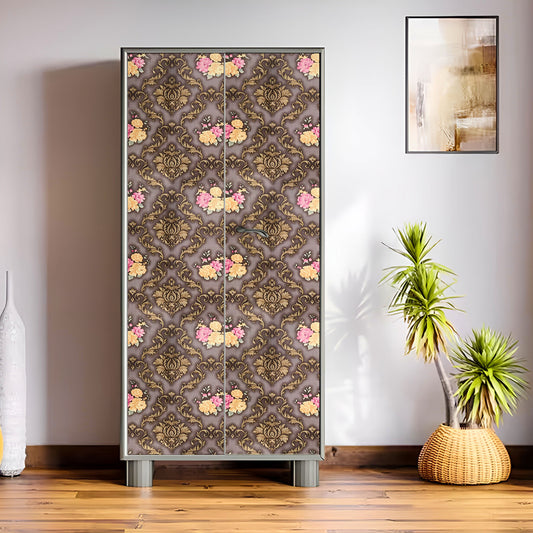Almirah Stickers Wardrobe Stickers for Home Living Office Wall Multicolored Vinyl Printed Self Adhesive(9152)