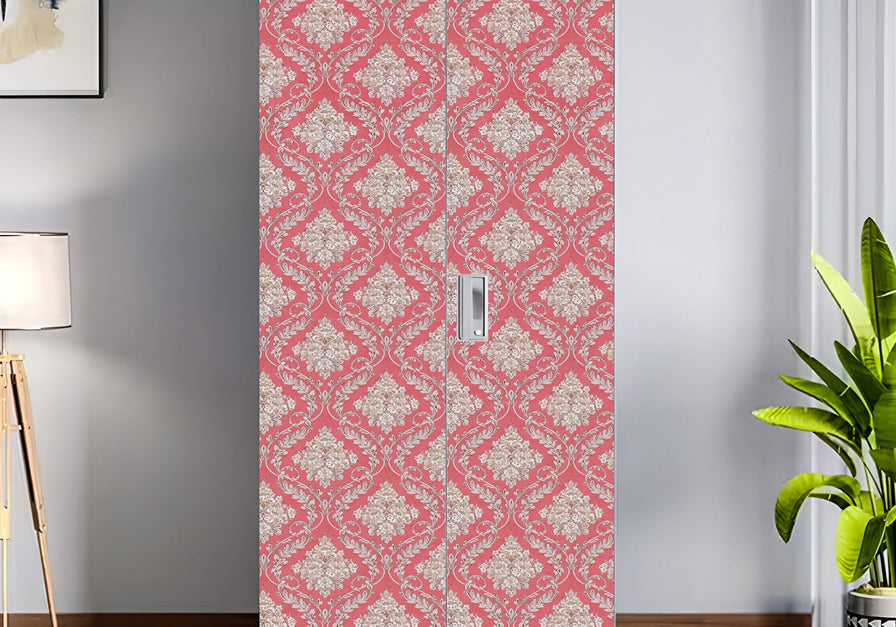 Almirah Stickers Wardrobe Stickers for Home Living Office Wall Multicolored Vinyl Printed Self Adhesive(9089)