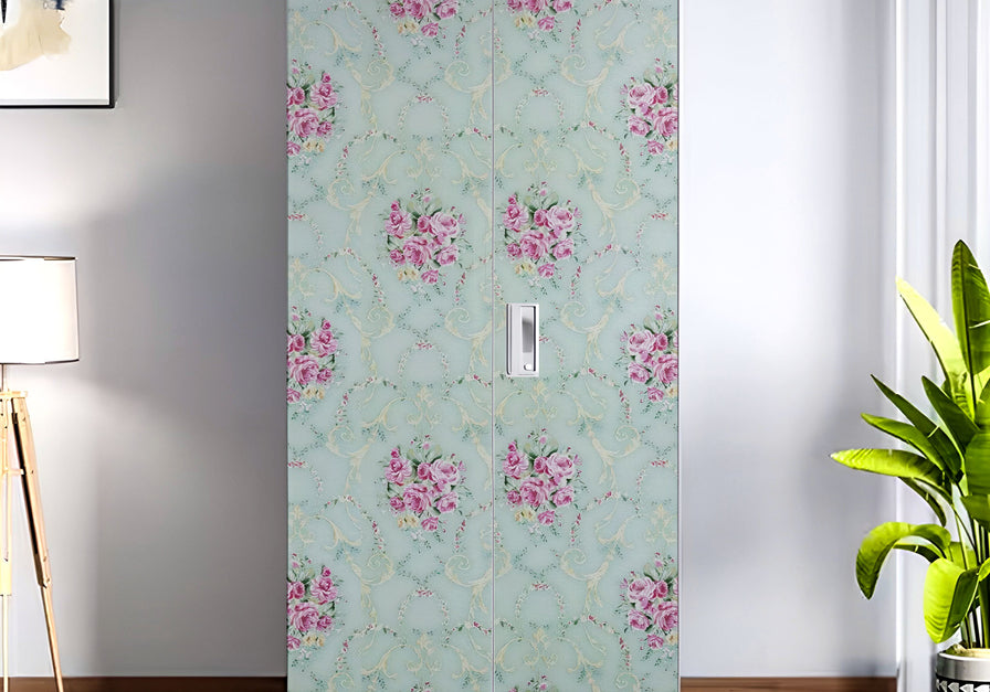 Almirah Stickers Wardrobe Stickers for Home Living Office Wall Multicolored Vinyl Printed Self Adhesive(9005)