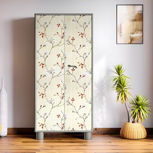 Almirah Stickers Wardrobe Stickers for Home Living Office Wall Multicolored Vinyl Printed Self Adhesive(1012)