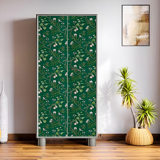 Almirah Stickers Wardrobe Stickers for Home Living Office Wall Multicolored Vinyl Printed Self Adhesive(9452)
