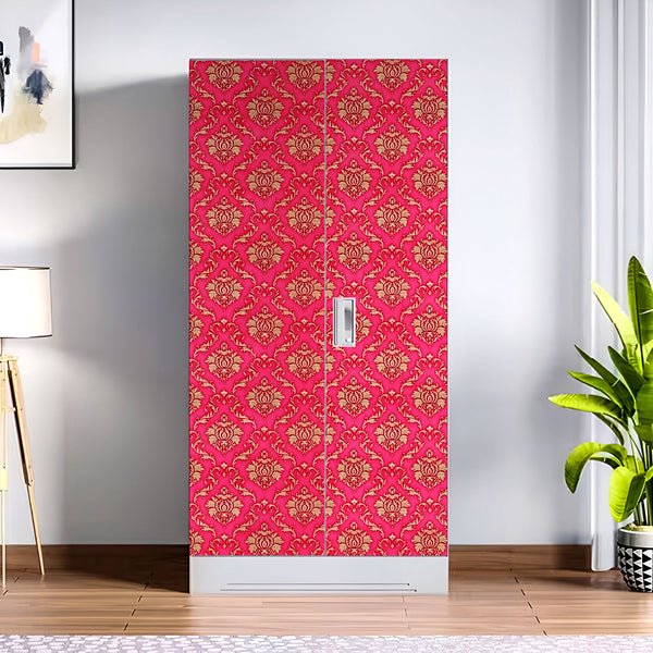 Almirah Stickers Wardrobe Stickers for Home Living Office Wall Multicolored Vinyl Printed Self Adhesive(9151)