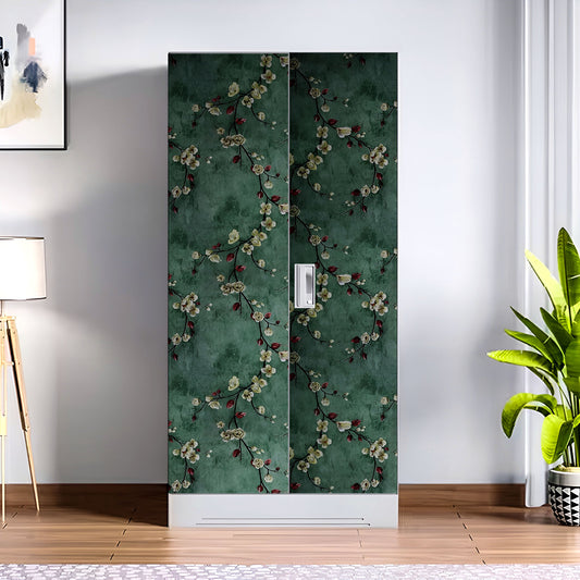 Almirah Stickers Wardrobe Stickers for Home Living Office Wall Multicolored Vinyl Printed Self Adhesive(9836)
