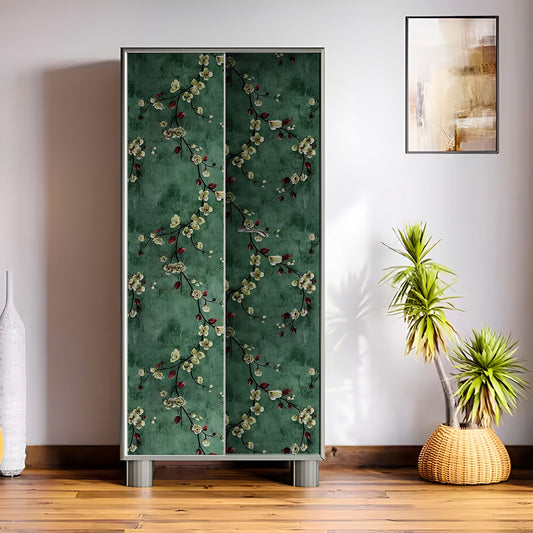 Almirah Stickers Wardrobe Stickers for Home Living Office Wall Multicolored Vinyl Printed Self Adhesive(9836)