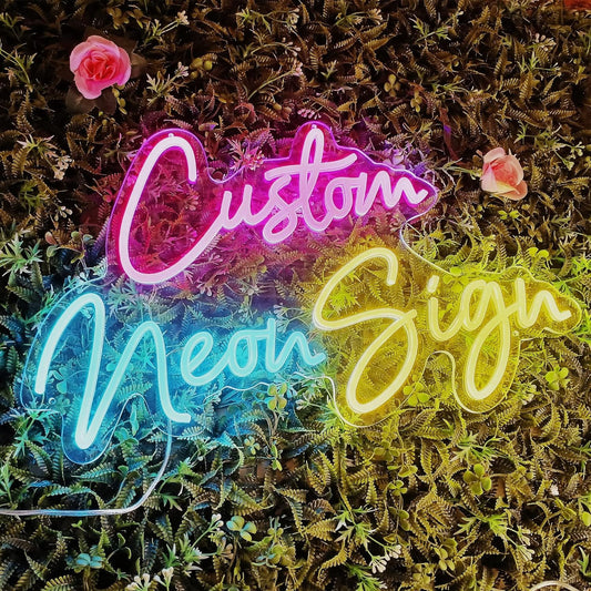 Eurotex Customisable Neon Sign for Home Decor