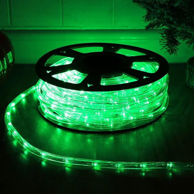 Eurotex LED Rope Lights, for Home Decor, Interior Decoration (Green) 40m