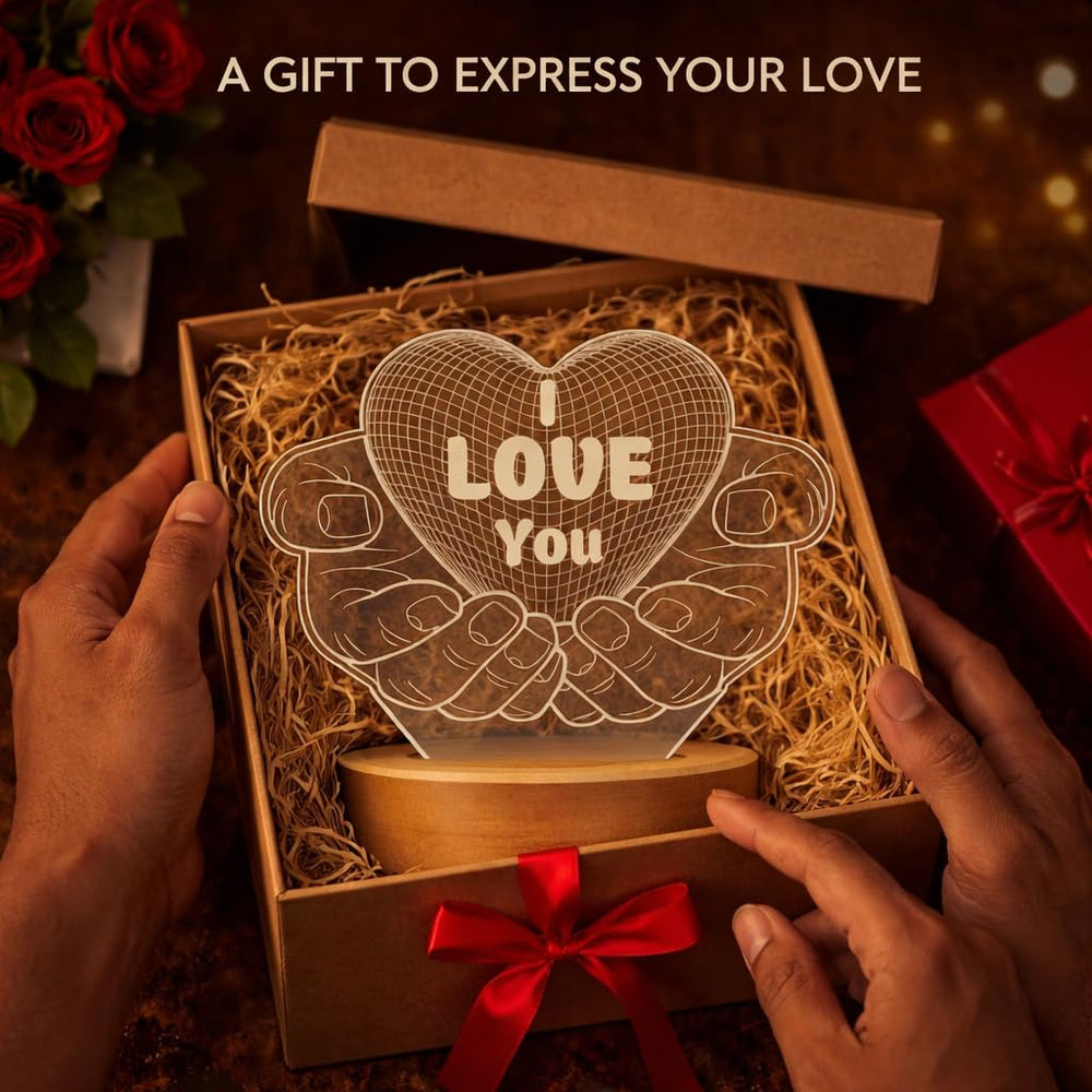 Eurotex I Love You Led Lamp for Couple And Gift