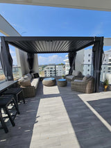 Louvered Pergola Awning 10 x 13 Feet