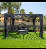 Louvered Pergola Awning 10 x 13 Feet