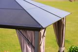 Garden Gazebo with Hardtop 10 x 10 Feet