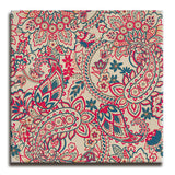 Leaves Texture, Kalamkari Art, Framed Abstract Canvas Wall Art for Bedroom