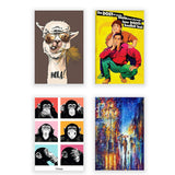 Eurotex Combo Wall Poster, HD Posters for Rome, Pack of 4 (A3, 12 x 18 In) Eurotex
