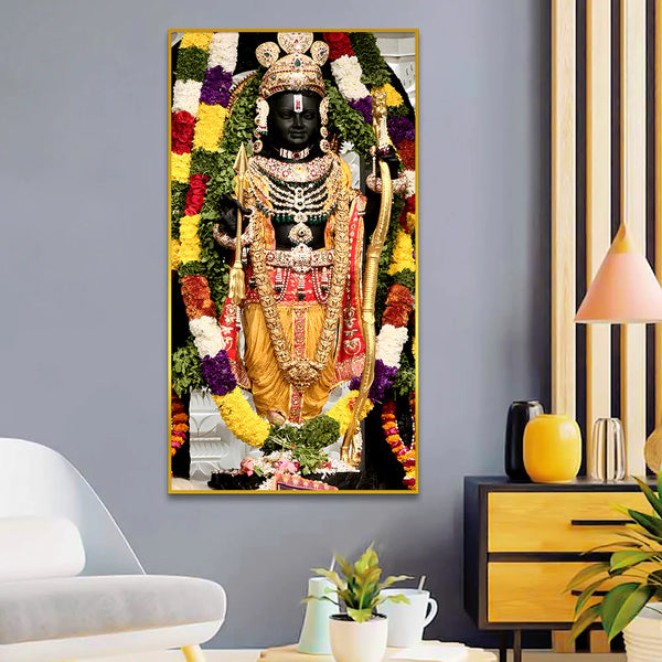 Eurotex Beautiful Shri Ram Statue, Canvas Printed, Wall Paintings & Arts