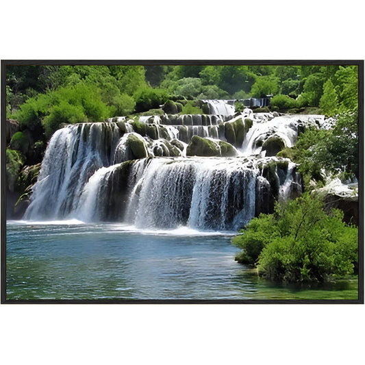 Eurotex Waterfall Design 3, Canvas Printed, Wall Art & Paintings