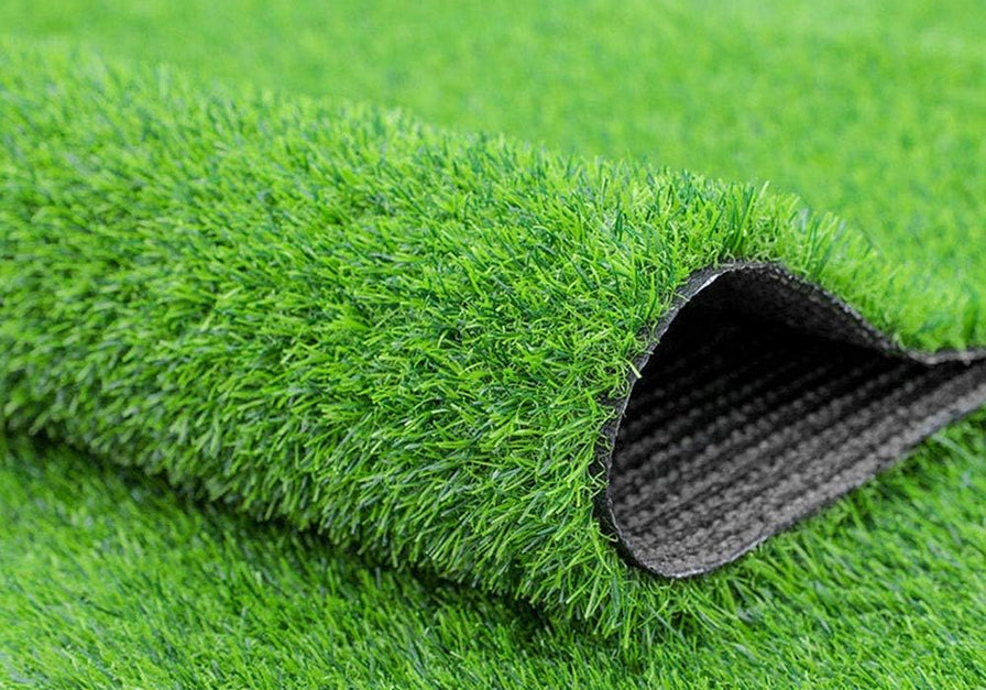 Eurotex 40mm Synthetic Grass Turf for Door, Table, Grass mat for entrance Soft Comfortable, Green