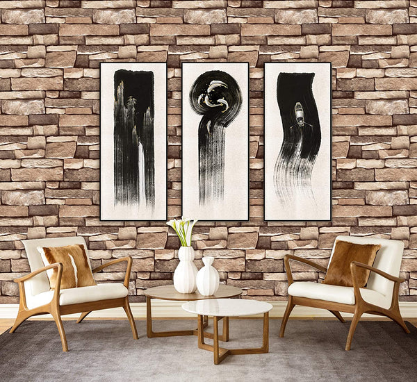 Eurotex Brick Design, Peel and Stick Wallpaper, Self Adhesive Wall Sticker for Bedroom - (45cm x 300cm) 9245CODE