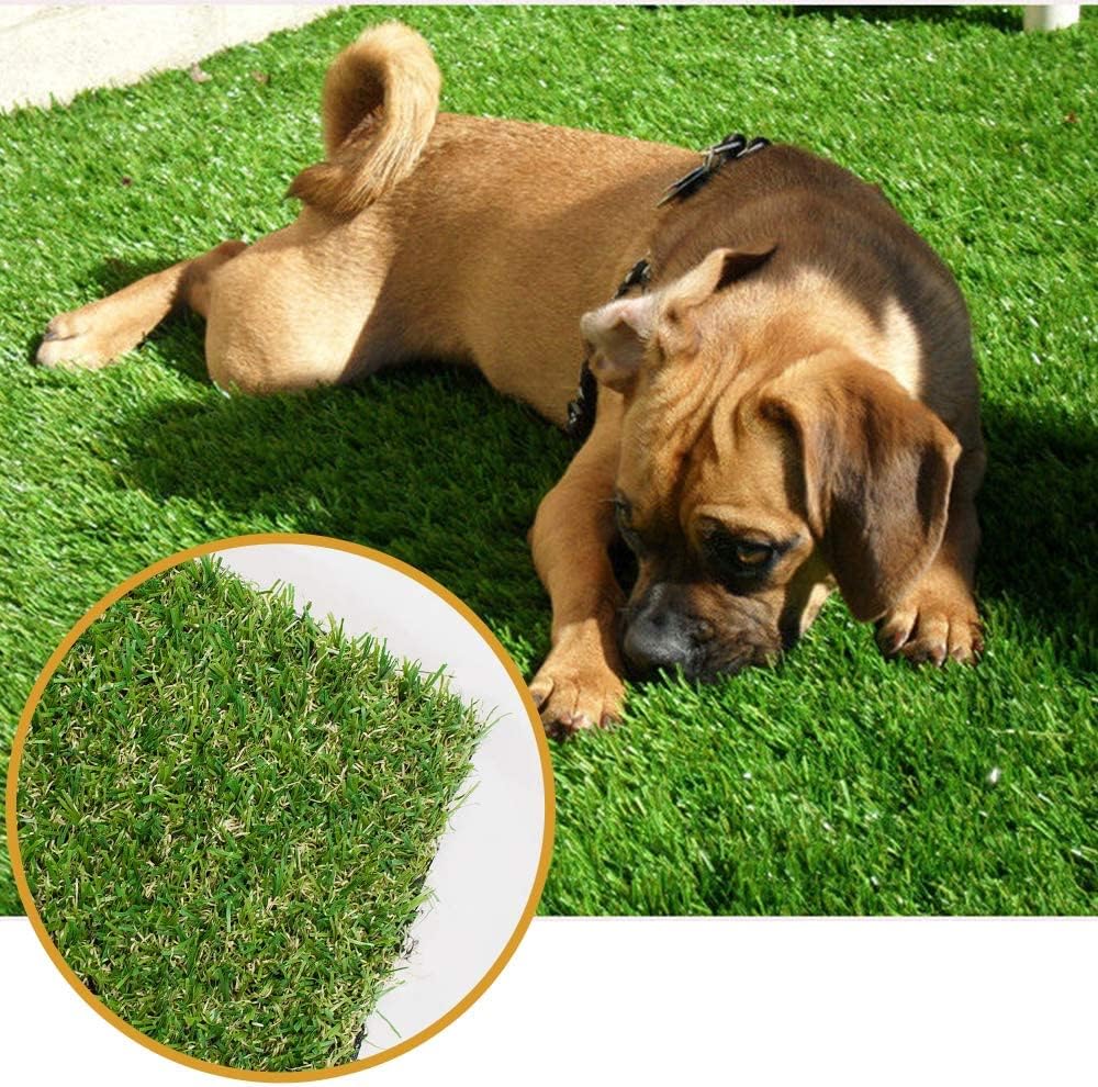 green artificial grass