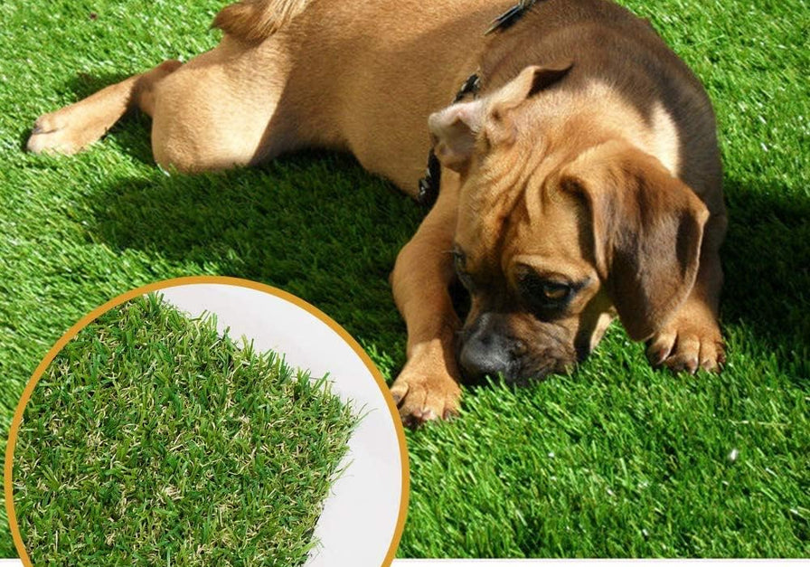 Eurotex Artificial Grass, Professional Dog Grass Mat, Potty Training Rug and Replacement Artificial Grass Turf, Large Turf Outdoor Rug Patio Lawn Decoration, Easy to Clean with Drainage Holes