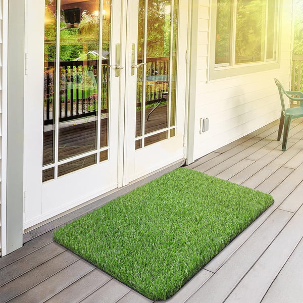 Premium Artificial Grass for Door Mat | Synthetic Turf Grass | Fake Grass Carpet, Natural Look (1.5 x 2 Ft)