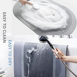 Eurotex Bath Mat Rug Super Absorbent Quick Dry Non Slip Mat (Diatomeous Earth, 40cm x 60cm, Black) My Store